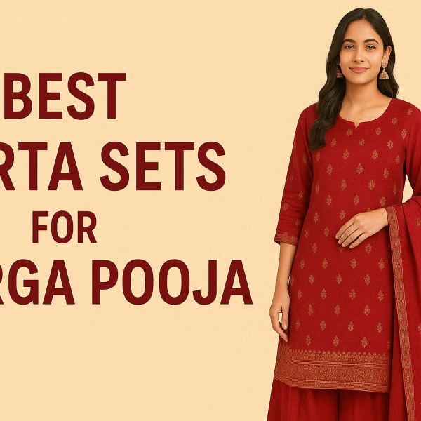 Best Kurtaset for Durgapooja for women